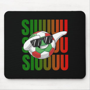 Tapis De Souris Siuuu Footbyll Soccer Drôle Garçons Hommes Femmes
