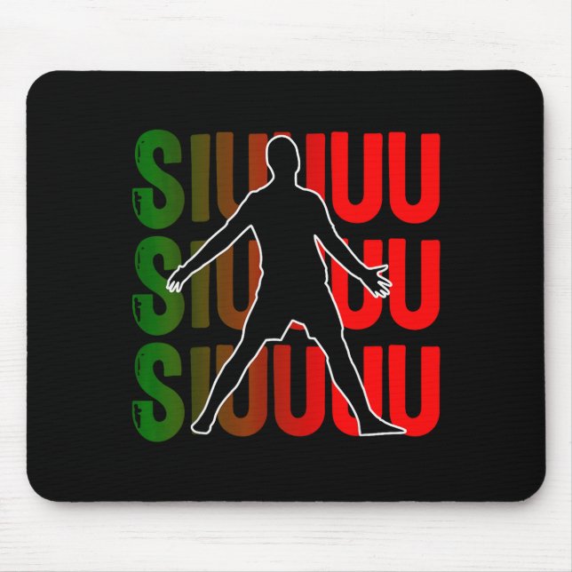 Tapis De Souris Siuuu Funny Soccer Football Boys Men Women Soccer  (Devant)