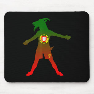 Tapis De Souris Siuuu Vrai Bouc Drapeau Portugal Football Hommes F