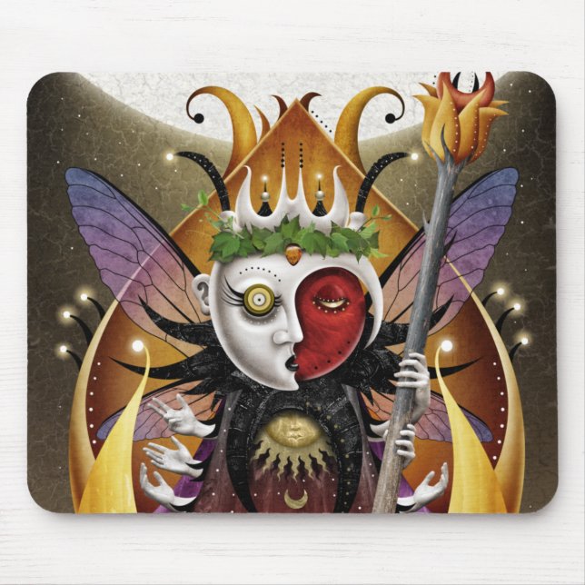 Tapis De Souris Six de baguettes magiques Mousepad (Devant)