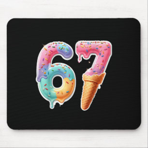 Tapis De Souris Six Seven 67 Glace Goutte Sport Cool Mème Drôle