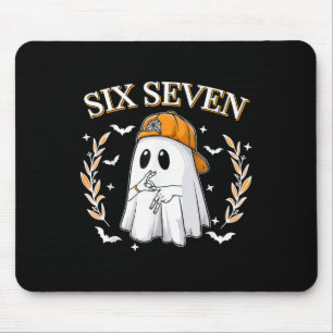 Tapis De Souris Six Seven 67 Mème Drôle Fantôme Halloween 6 7 Coup