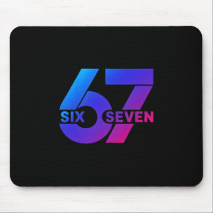 Tapis De Souris Six Seven 67 Mème Slang Gen Alpha Bysebyll Saison