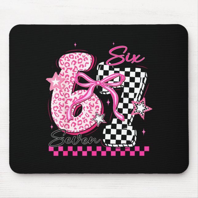 Tapis De Souris Six Seven 6 7 Leopard Checkered 67 Meme Teacher Wo (Devant)