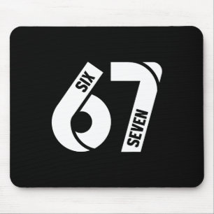 Tapis De Souris Six Seven 6 7 Mème Drôle Numéro 67 Allons Nous Env