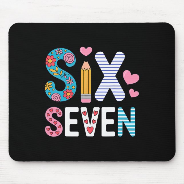 Tapis De Souris Six Seven 6 7 Mème Professeur  (Devant)