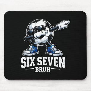 Tapis De Souris Six Seven Bruh Brainrot Génération Alpha Dabbing F