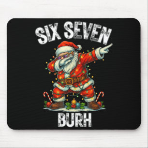 Tapis De Souris Six Seven Burh 67 Drôle Xmas 6 7 Mème Hommes Femme