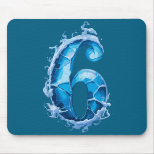 Tapis De Souris Six Seven Flamboyant Ice Drôle Meme 67 Couple