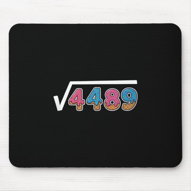 Tapis De Souris Six Seven Ice Cream Drip Cool Meme 67 Funny Square (Devant)