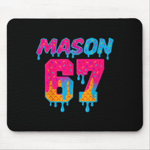 Tapis De Souris Six Seven Ice Cream Drip Sport 67 Mason Mème 