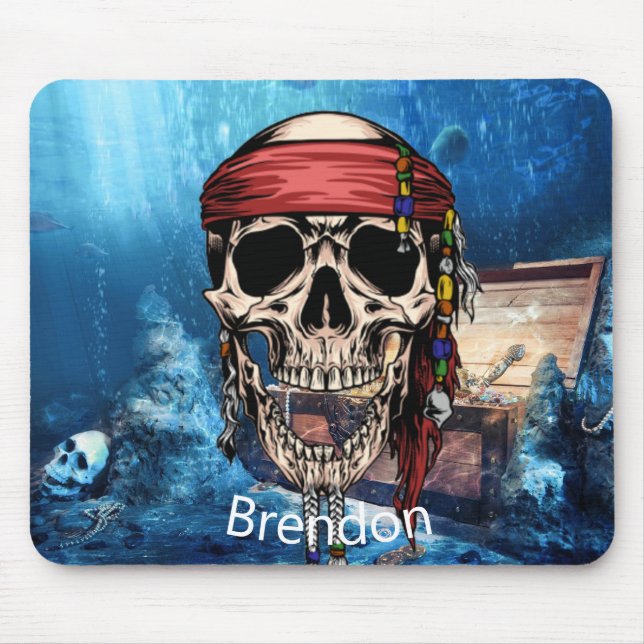 Tapis De Souris Skate Pirate Sea Pirate (Devant)