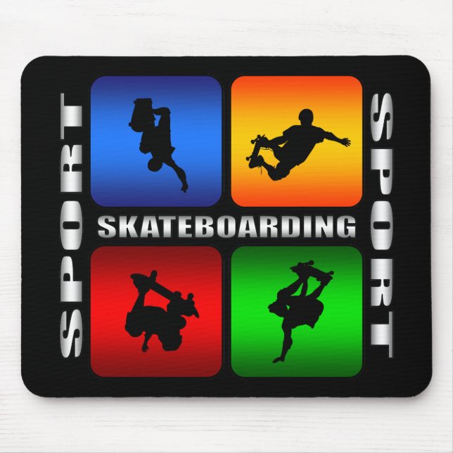Tapis De Souris Skateboarding spectaculaire (Devant)