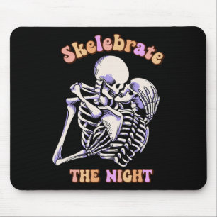 Tapis De Souris Skelebrate The Night Skeletons Saison Éffrayante P