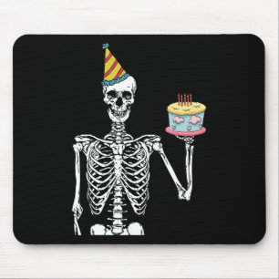 Tapis De Souris Skeleton Birthday Party Lazy Halloween Costume Fun
