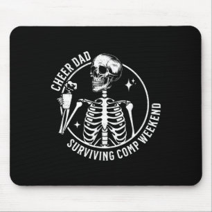 Tapis De Souris Skeleton Café Cheer Papa Survive Comp Weekend F