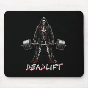 Tapis De Souris Skeleton Halloween Gym plaisanteries d'entraînemen