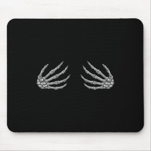 Tapis De Souris Skeleton Hands Women - Halloween Rock Band Éffraya