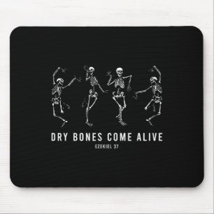 Tapis De Souris Skeleton Les os Sec Viennent Vivant Christian Hall
