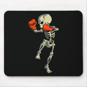 Tapis De Souris Skeleton Muay Thai Kick Boxe Mixed martial art Fun