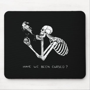 Tapis De Souris Skeleton rétro Halloween Costume amusant Crâne eff