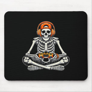 Tapis De Souris Skeleton Skull Vidéo Jeu Joueur Hommes garçons Hal
