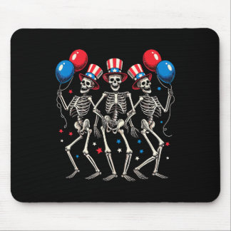 Tapis De Souris Skeletons 4 juillet Funky Independence Day 2