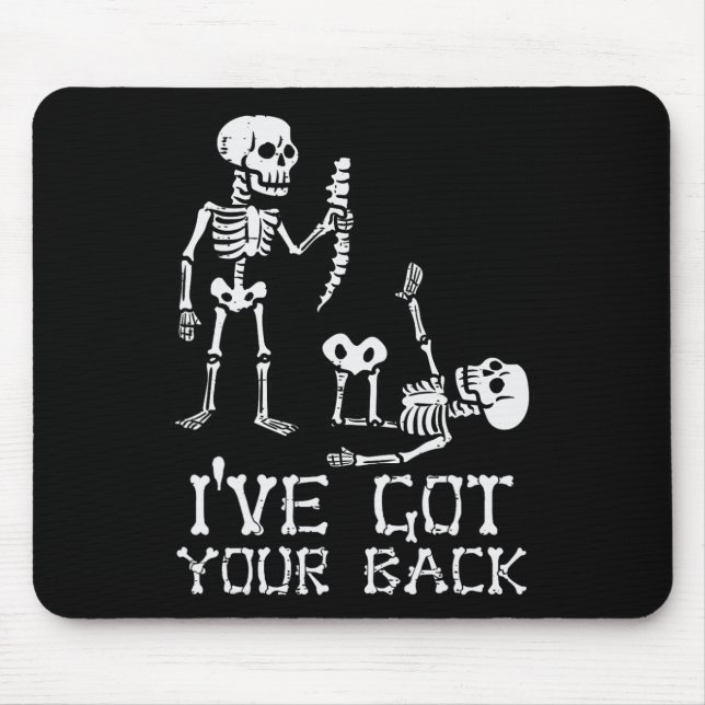 Tapis De Souris Skeletons Halloween J'Ai Votre Costume Ck Hommes Q (Devant)