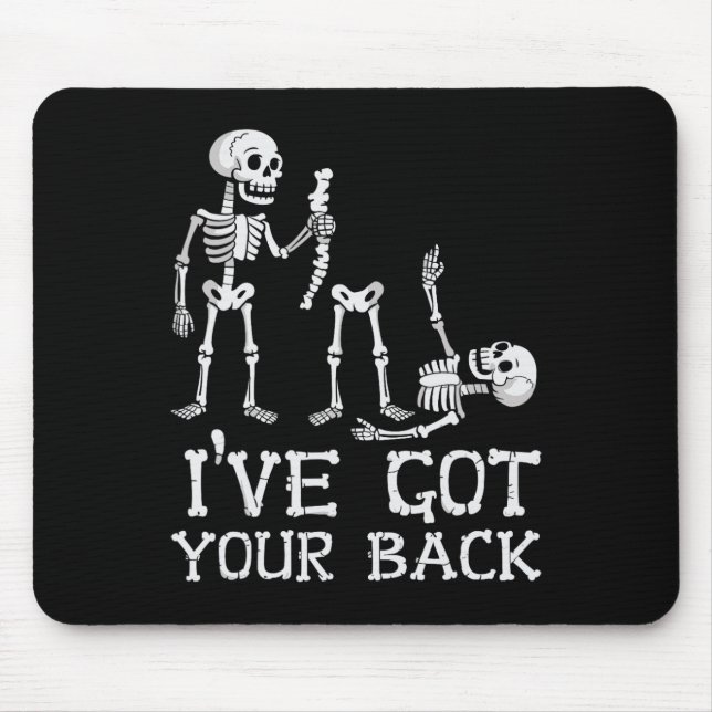 Tapis De Souris Skeletons Halloween J'Ai Votre Costume Ck Hommes Q (Devant)