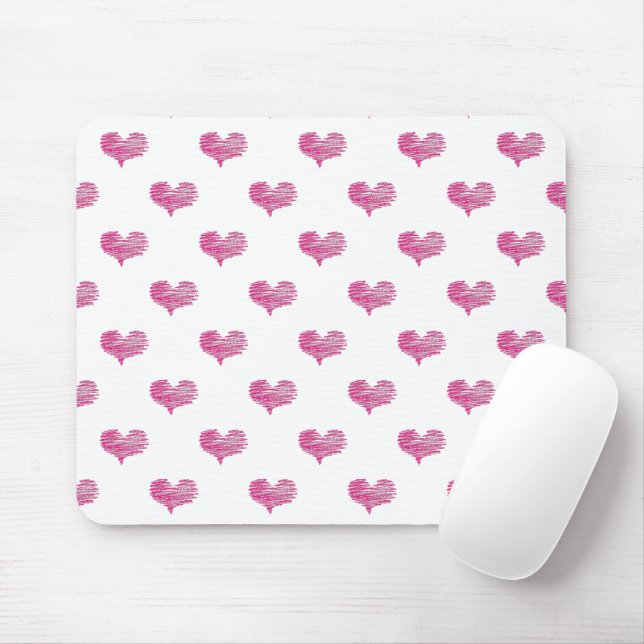 Tapis De Souris Sketch de Love Valentine (Avec souris)