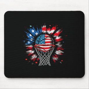 Tapis De Souris Sketll 4 juillet Hommes Garçons Drapeau Américain