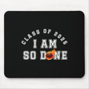 Tapis De Souris Sketll je suis tellement fini Cl de 2026 Senior 20