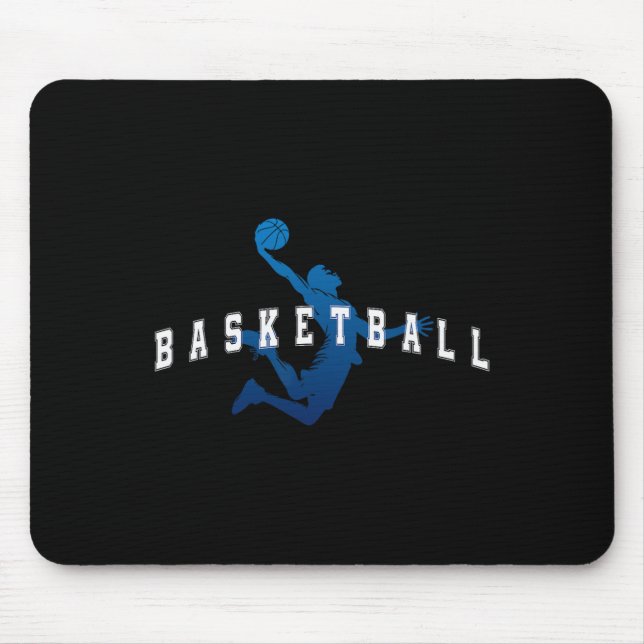 Tapis De Souris Sketll Player Team Blue Varsity Text  (Devant)