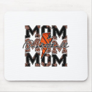Tapis De Souris Skett Mom Leopard Lightning Bolt Sketll Jour