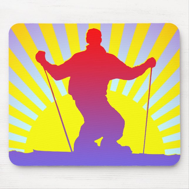 Tapis De Souris ski alpin (Devant)