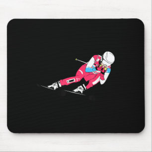Tapis De Souris Ski Alpin Ski Raci Ski Ski Ski Ski Alpin