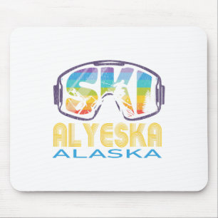 Tapis De Souris Ski Alyeska Alaska Ski Vacances