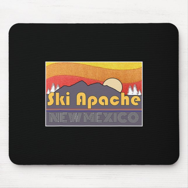 Tapis De Souris Ski Apache Nouveau-Mexique  (Devant)