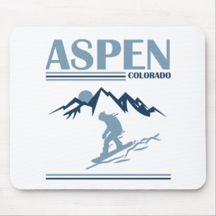 Tapis De Souris Ski d'Aspen Colorado
