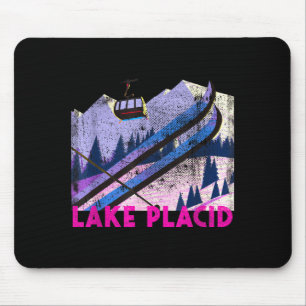 Tapis De Souris Ski de Lake Placid - Ski de Lake Placid vintage