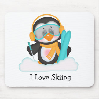 Tapis De Souris Ski de pingouin