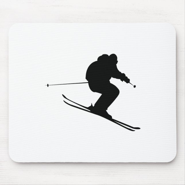 Tapis De Souris Ski de ski  (Devant)