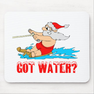 Tapis De Souris Ski d'eau Père Noël
