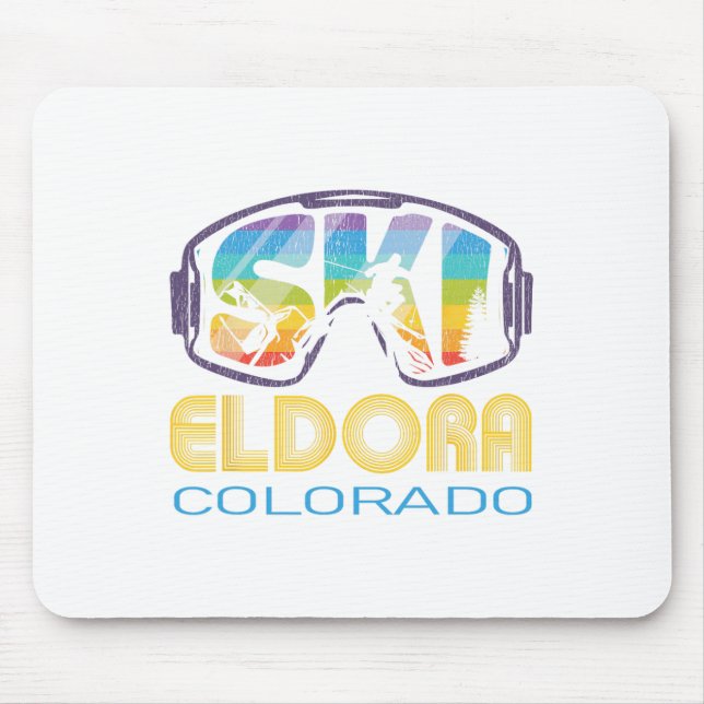 Tapis De Souris Ski Eldora Colorado Vacances ski (Devant)