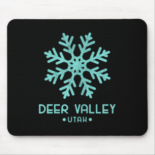 Tapis De Souris Ski féminin à Deer Valley Utah