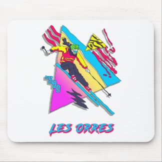 Tapis De Souris Ski France Aventure Ski Rétro À Les Orres
