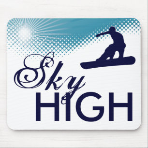 Tapis De Souris ski high snowboard