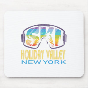 Tapis De Souris Ski Holiday Valley New York Vacances ski