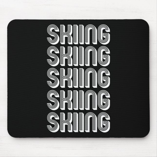 Tapis De Souris Ski Lover 1 (Devant)