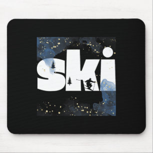Tapis De Souris Ski Sur Les Pistes4
